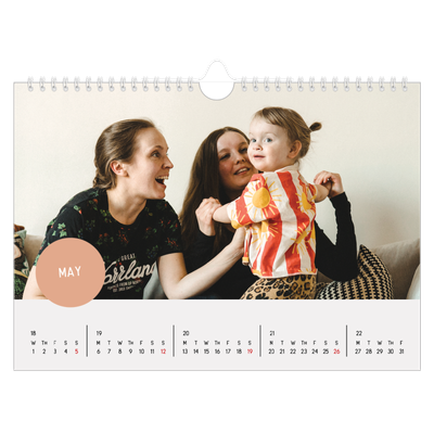 A4 Landscape Photo Calendar — Photo sticker [cover]