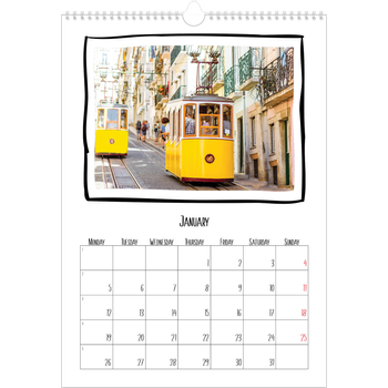 A3 Photo Calendar — Scrapbook snapshots
