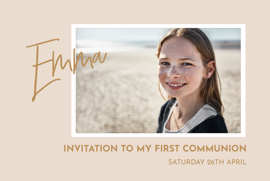 Invitations — Pastel backdrop