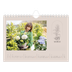 A5 Landscape Photo Calendar — Simple botanical [March]