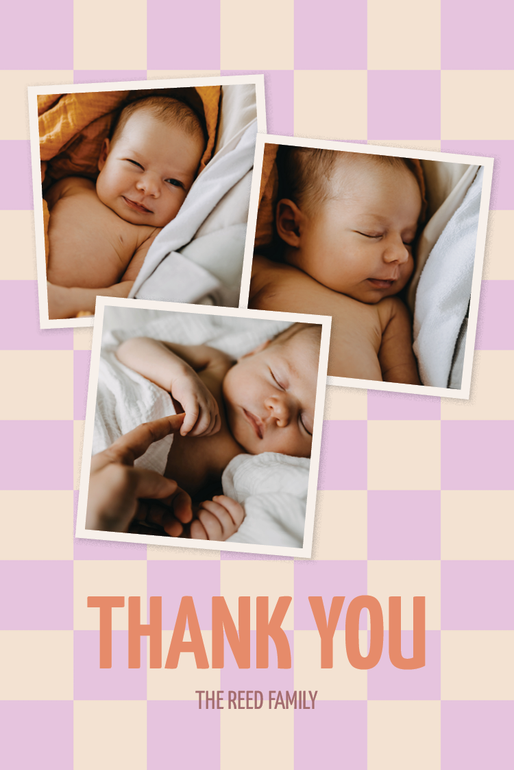 Thank you cards — Tiny tiles
