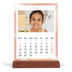 Easel Desk Calendar Portrait  — Paintbrush effect [April]