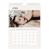 A5 Photo Calendar — Overlapping text [April]