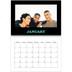 A4 Double Photo Calendar — Fun type [January]