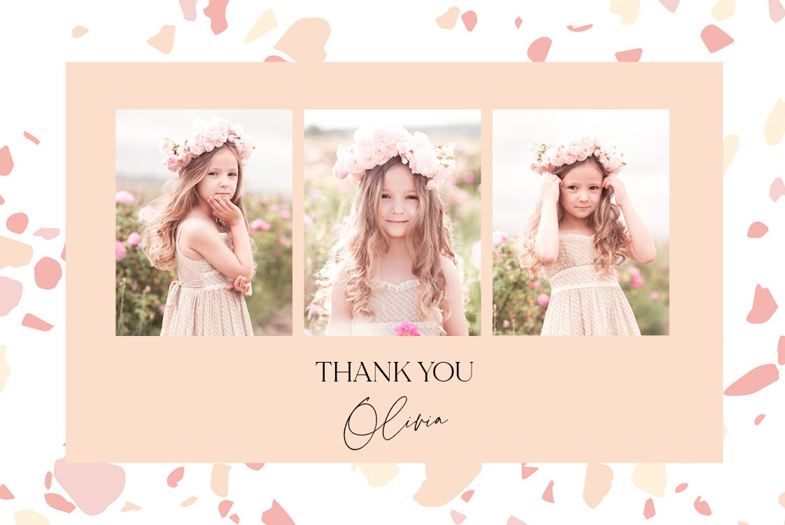 Thank you cards — Terrazzo