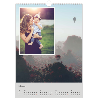 A3 photo calendars — Four seasons [February]
