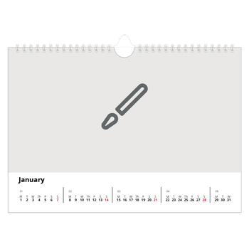 A4 Landscape Photo Calendar — Design your own product