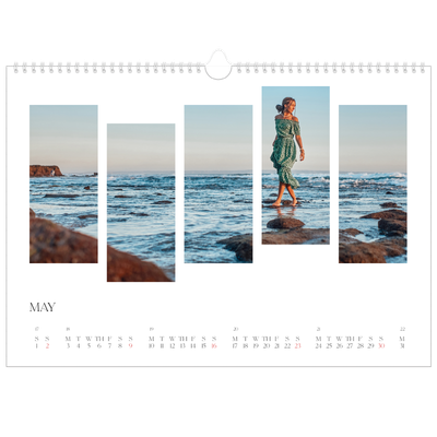 A3 Photo Calendar — Travel mosaics [May]