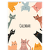 A3 photo calendars — Cat paws and doodles [cover]