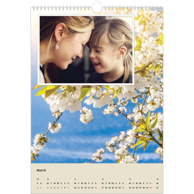 A3 photo calendars — Four seasons [March]