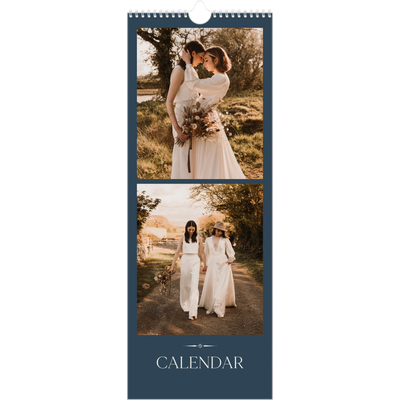 Slim Calendar  — Slate and serifs [cover]