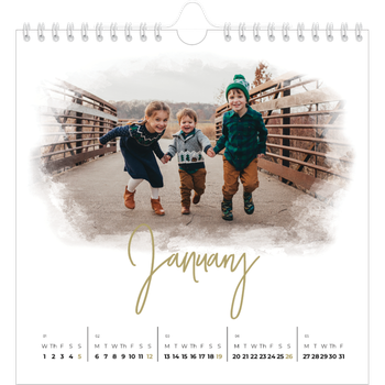 Square Photo Calendar — Photo effects