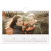 A5 Landscape Photo Calendar — Photo sticker [January]