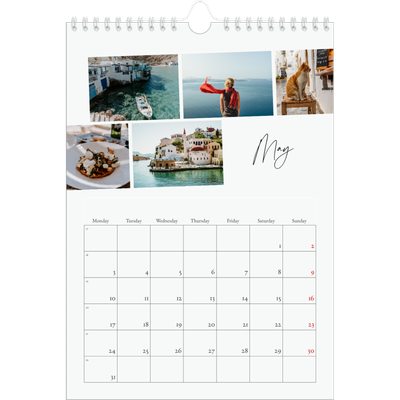 A4 Photo Calendar — City break [May]