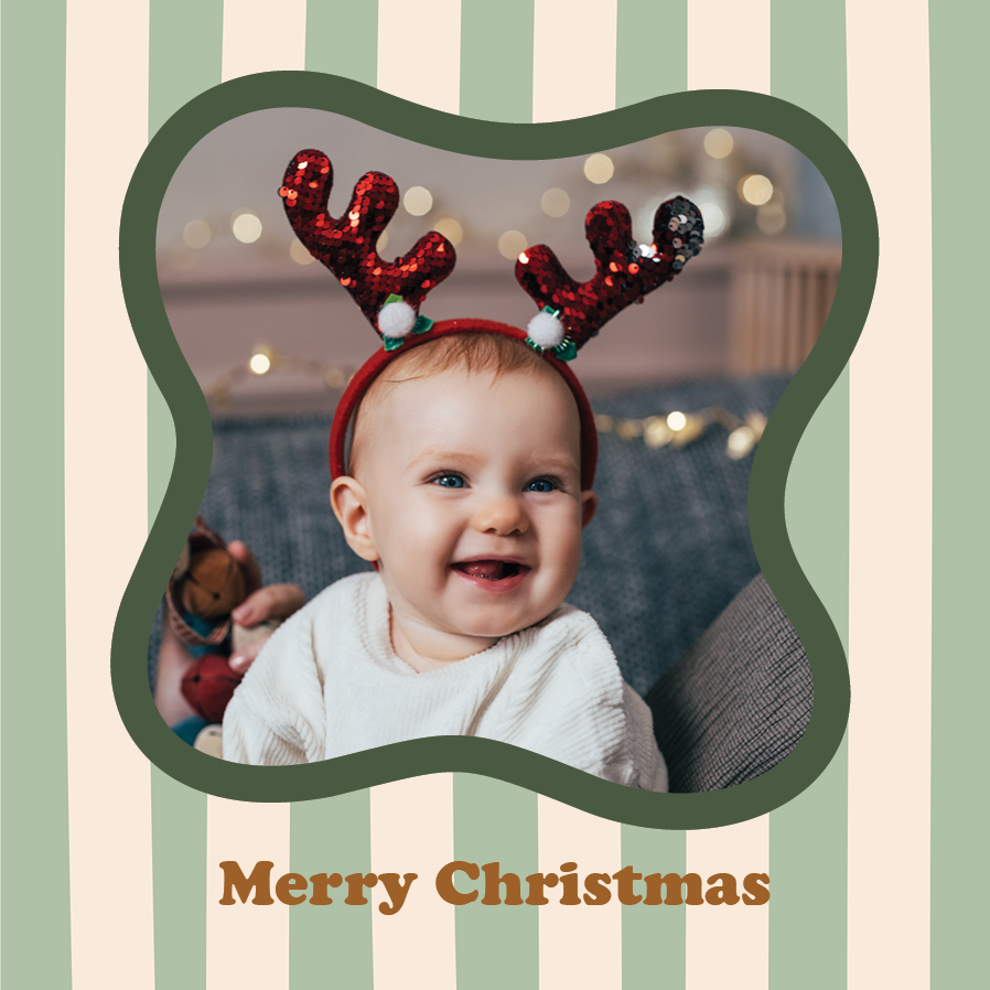 Cards — Merry stripes