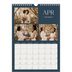 A4 Photo Calendar — Slate and serifs [April]