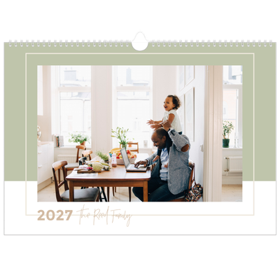 A3 Photo Calendar — Earthy frames [cover]