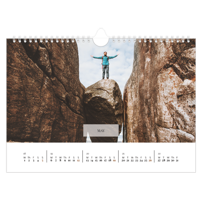 A4 Landscape Photo Calendar — Classic calendar [cover]