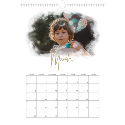 A3 photo calendars — Photo effects [March]