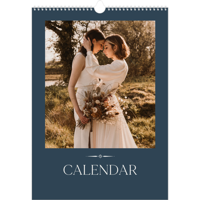 A3 photo calendars — Slate and serifs [cover]