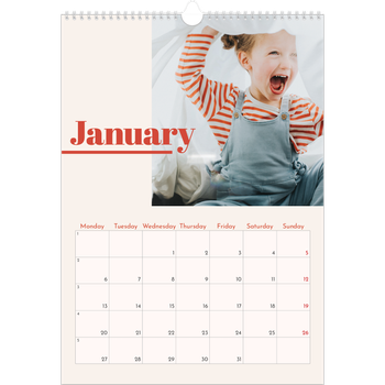 A3 Photo Calendar — 90s nostalgia