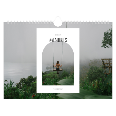 A4 Landscape Photo Calendar — The open arch [cover]