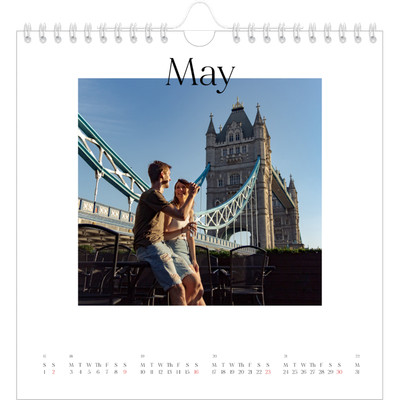 Square calendars  — My travelogue [May]