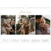 A3 Photo Calendar — Photo strip boxes [January]