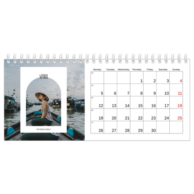 Desk calendars — The open arch [April]