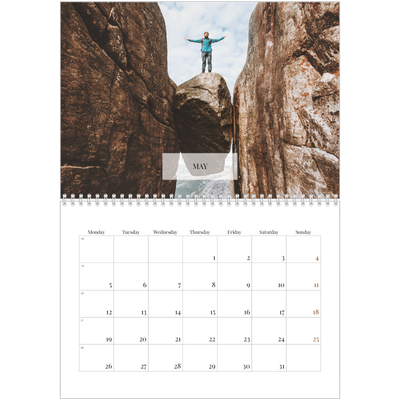A4 Double Photo Calendar — Classic calendar [cover]