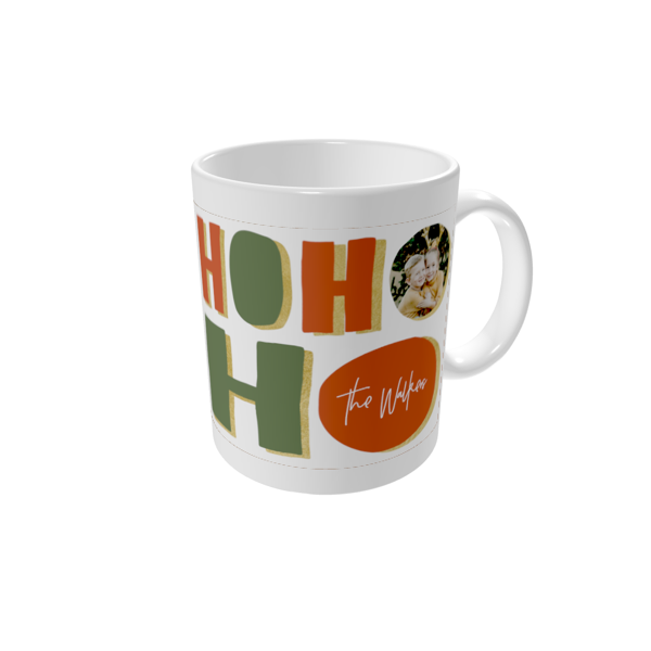 Personalised mugs — HO HO pHOto