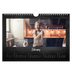 A4 Landscape Photo Calendar — Chalkboard style [February]