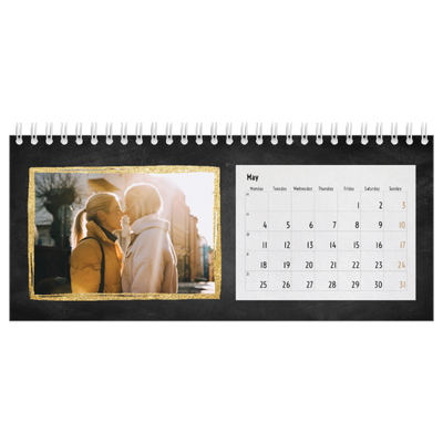 Desk calendars — Glitter frames [cover]
