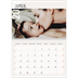 A4 Double Photo Calendar — Overlapping text [April]