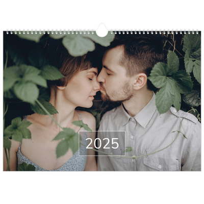 A3 Photo Calendar — Date box overlay [cover]