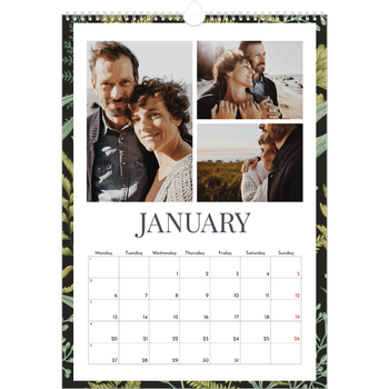 A3 Photo Calendar — Floral wallpapers