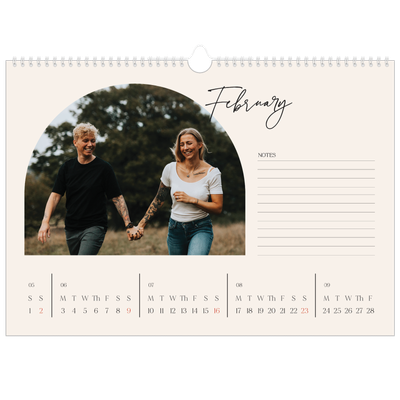 A3 Photo Calendar — Arch memories [February]