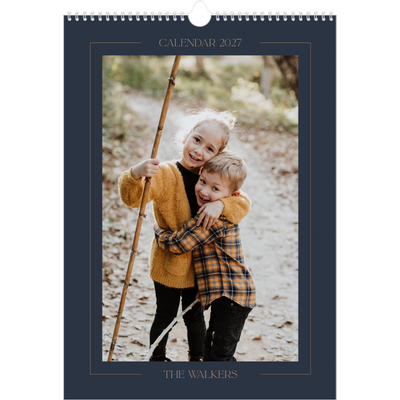 A3 photo calendars — Prussian blue [cover]