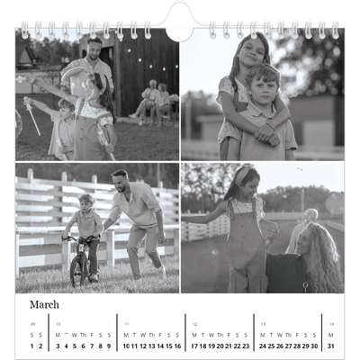 Square calendars  — Focus [March]