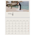A4 Double Photo Calendar — Initials in bloom [February]