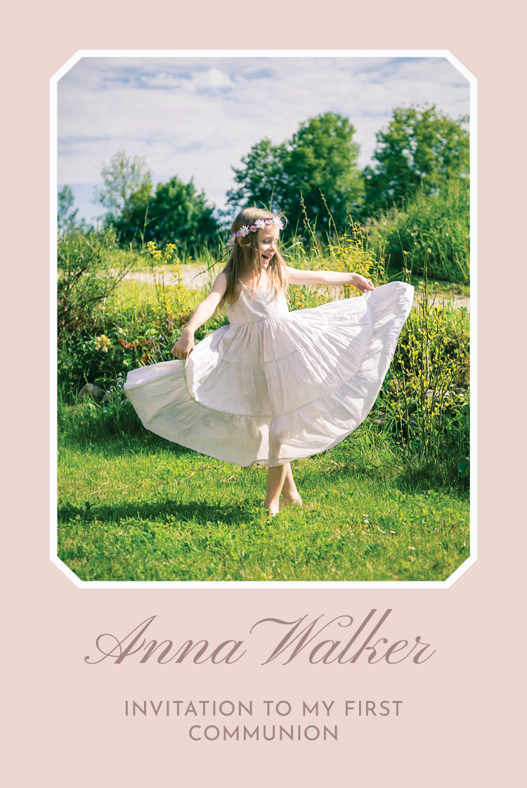 Invitations — Ballet pink