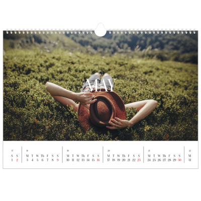 A3 Photo Calendar — Endless escape [May]
