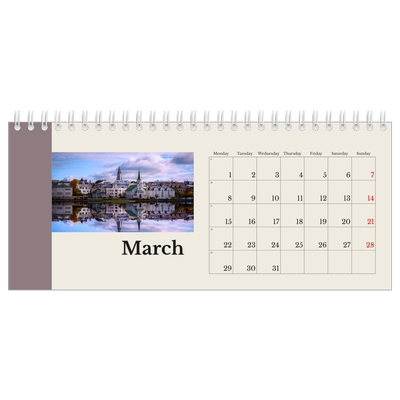 Desk calendars — Sights of the world [March]