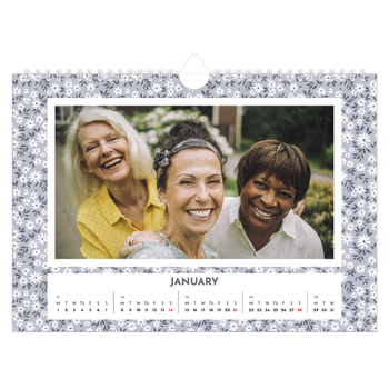 A4 Landscape Photo Calendar — Full bloom