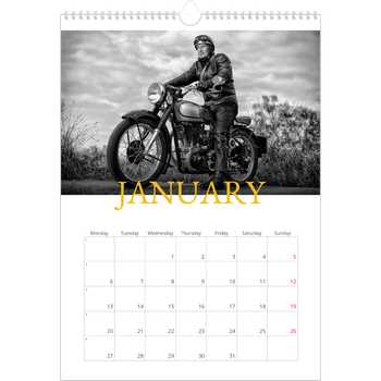 A3 Photo Calendar — Heritage style
