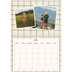 A4 Double Photo Calendar — Retro patterns [April]
