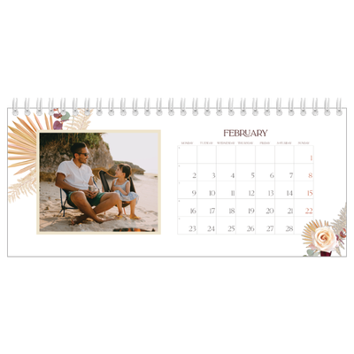 Desk calendars — Boho [February]