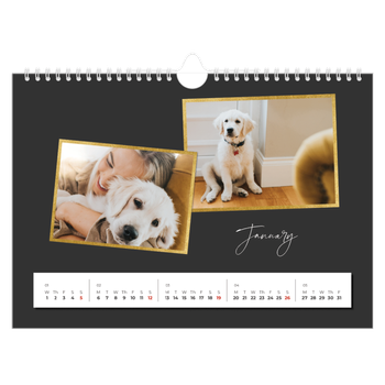 A4 Landscape Photo Calendar — So many memories