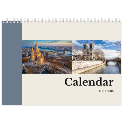 A4 Double Photo Calendar — Sights of the world [cover]
