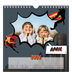 Square calendars  — Comic book [April]